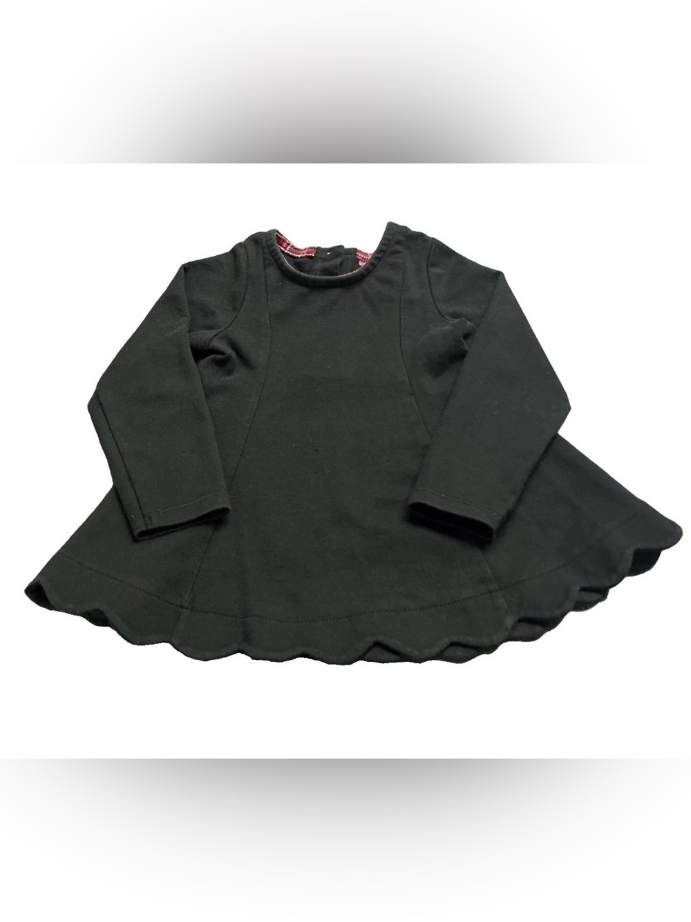 Isaac Mizrahi Toddler Girls Black A-Line Flare Dress Size 4T Long Sleeve Holiday